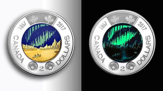 Canada releases the first glow-in-the-dark coin into circulation
