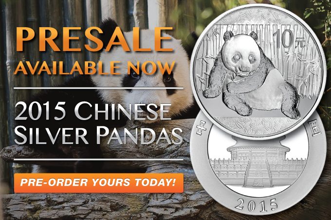 2015 Chinese Silver Pandas Available For Pre-Sale!!!