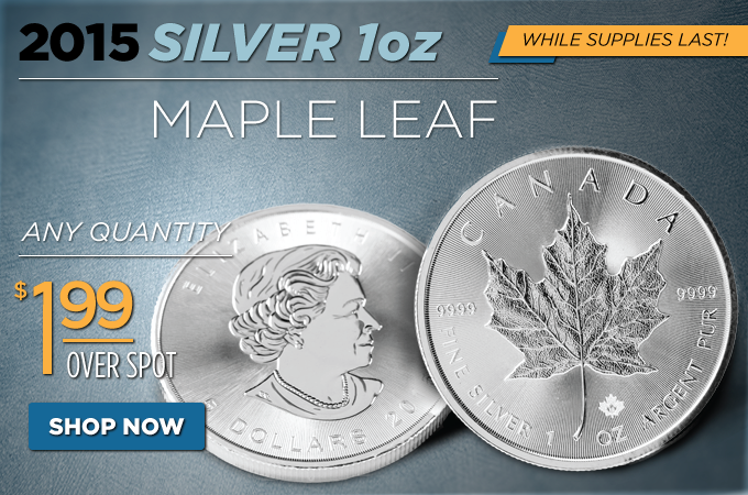 Flash Sale! Silver Maple Leafs $1.99 Over Spot – Any Quantity