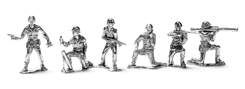 Silver Toy Soldiers (Silver Army Men)