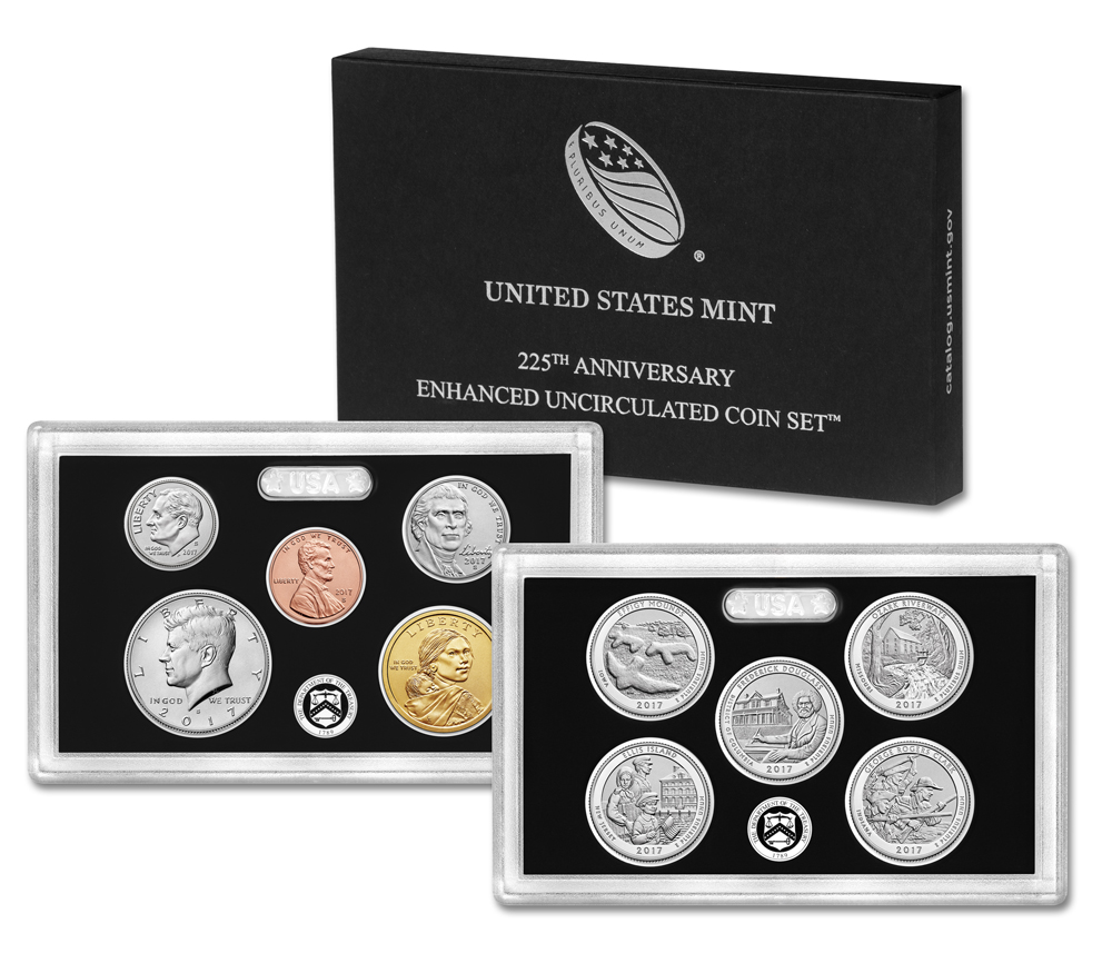Enhanced Un-circulated Coin Set Marks the Mint’s 225th Anniversary