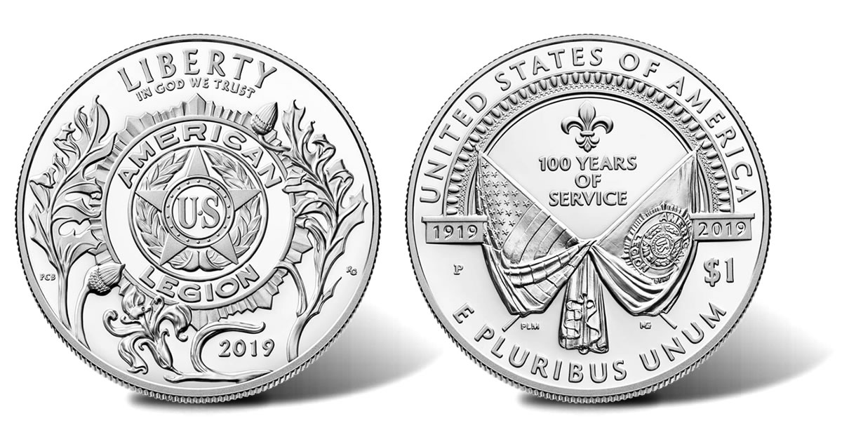 New Coins of the American Legion – $1 Silver