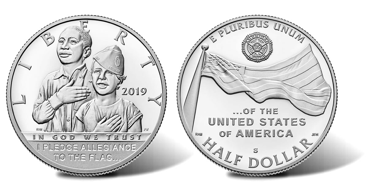 New Coins of the American Legion – Half-dollar