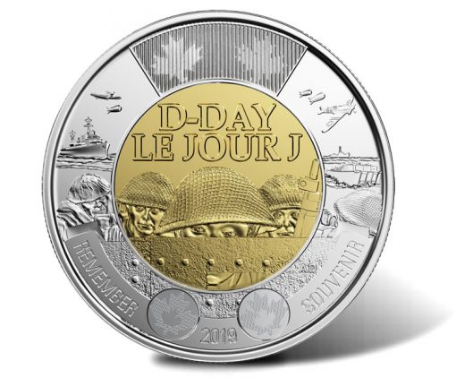 Canadian $2 Circulation D-Day Commemorative