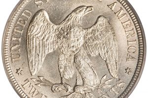 Rare 1876-CC twenty-cent coin for sale