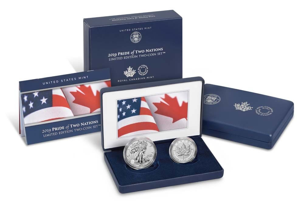 US-Canada Pride of Two Nations Coin Set